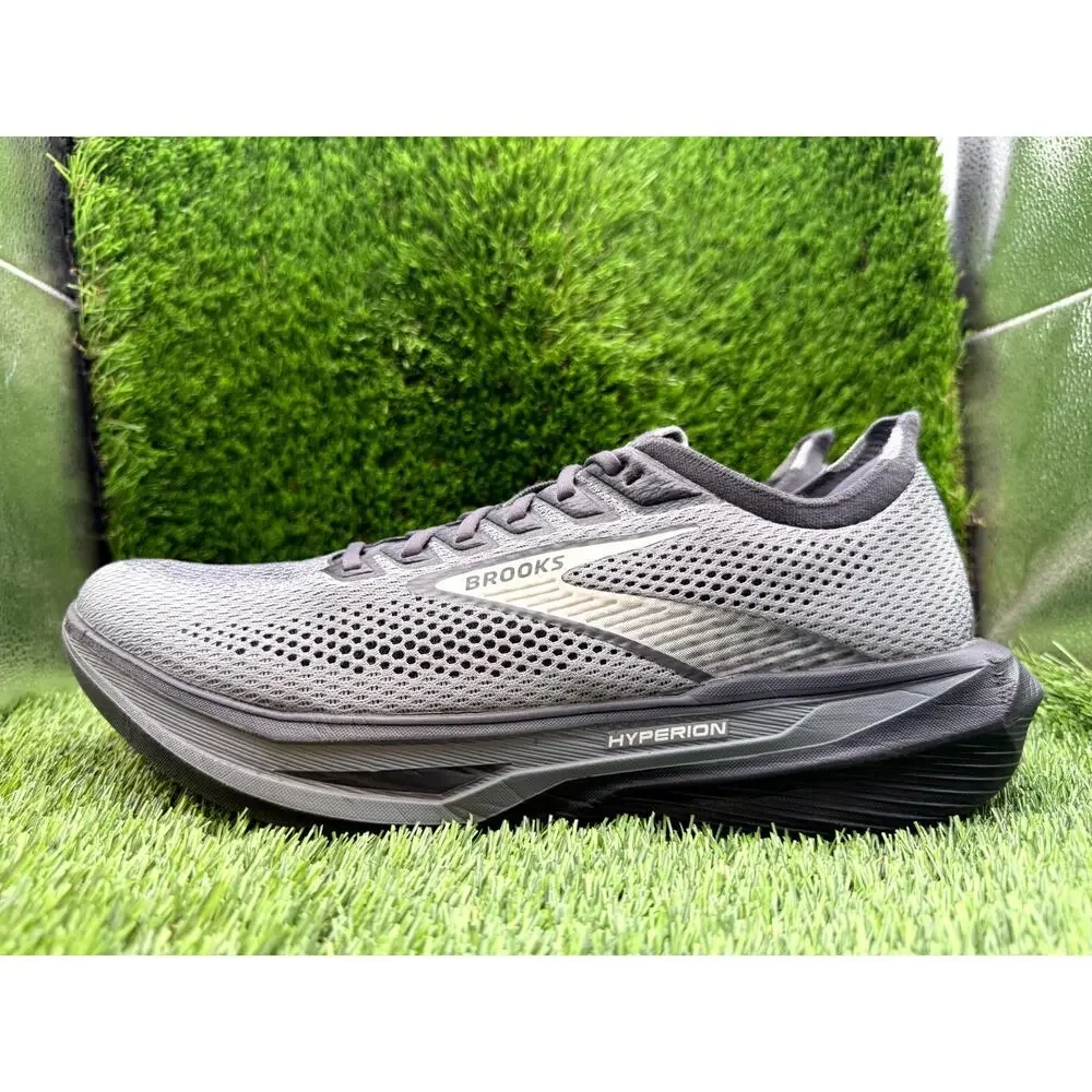 Brooks Hyperion 3 1104651D054 Athletic Sneaker Men's 12D Gray Mesh Road Running
